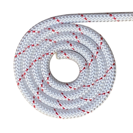 11mm Low Stretch - White & red