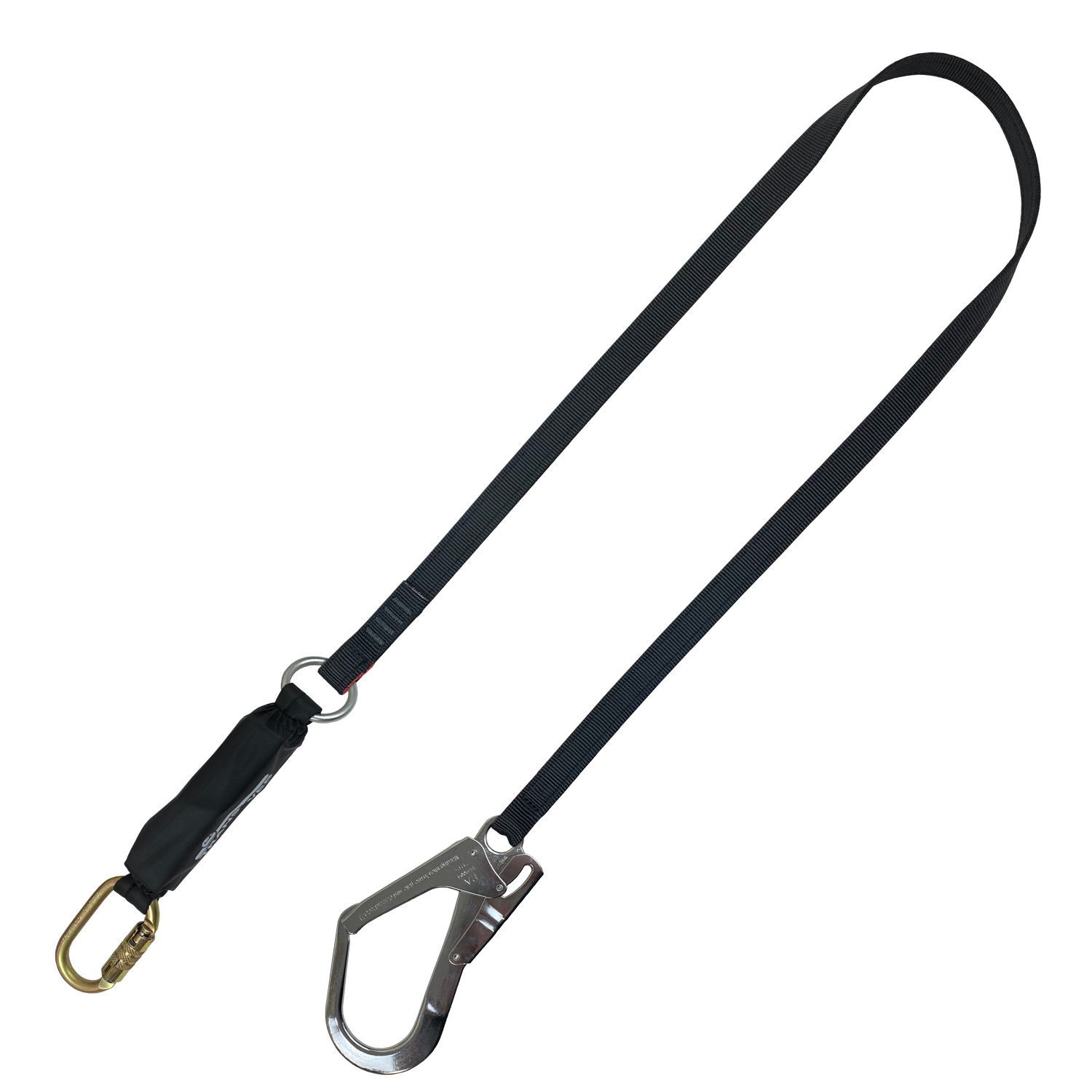 Lite Web Shock Absorbing Lanyard - Single Leg